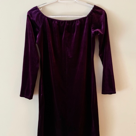 Missguided Dresses & Skirts - Purple velvet dress